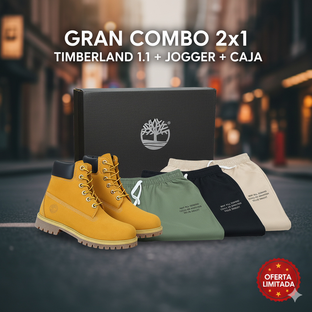 GRAN COMBO 2X1 - TIMBERLAND CLÁSSICA + JOGGER