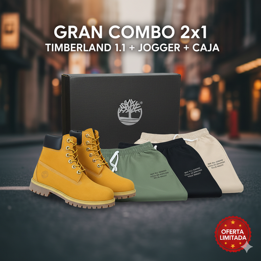 GRAN COMBO 2X1 - TIMBERLAND CLÁSSICA + JOGGER